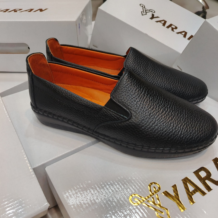 کفش کالج چرم طبیعی زنانه (چرم تبریز)