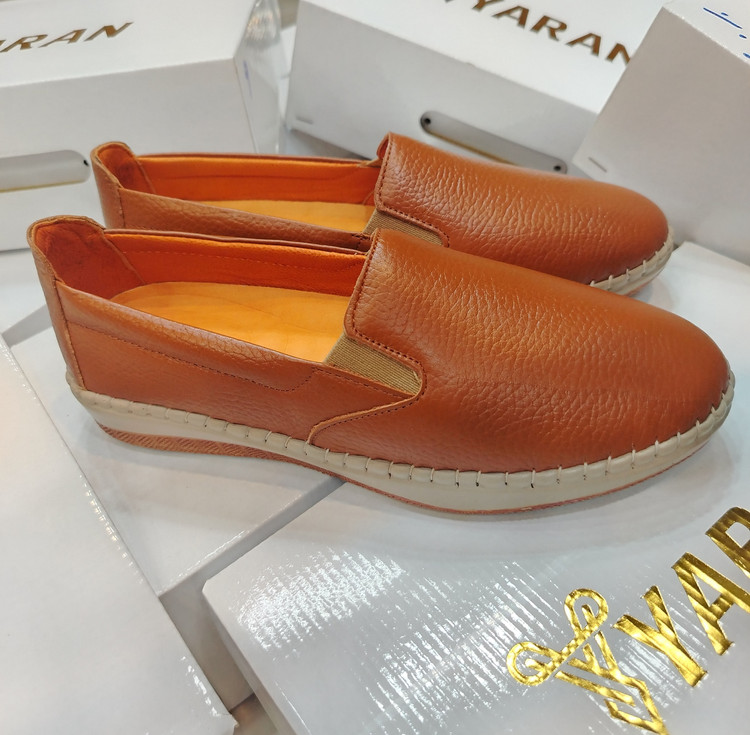 کفش کالج چرم طبیعی زنانه (چرم تبریز)